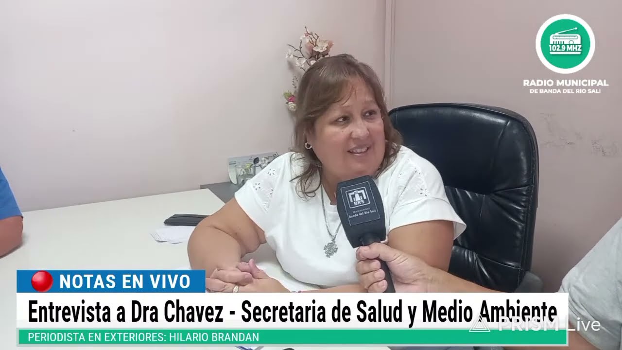 Entrevista a Dra Chavez - Secretaria de Salud y Medio Ambiente