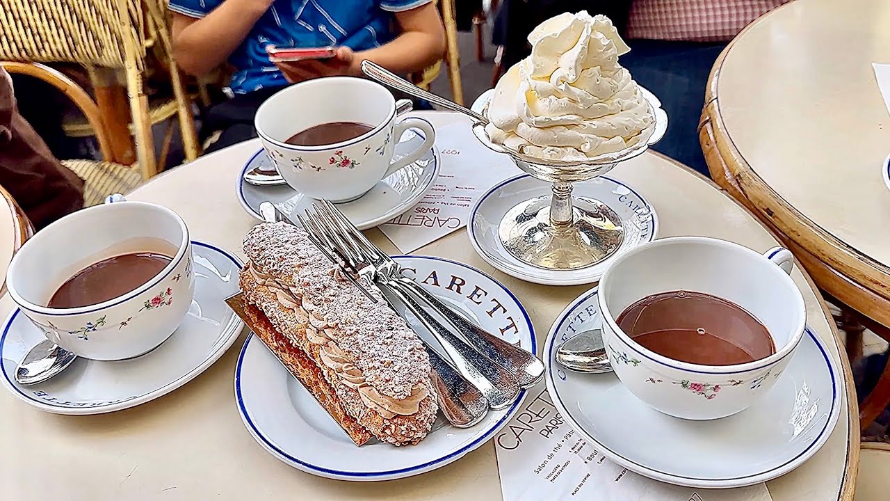 Carette Chocolate Café Restaurant Review @ 11 Novembre Paris France 🇫🇷