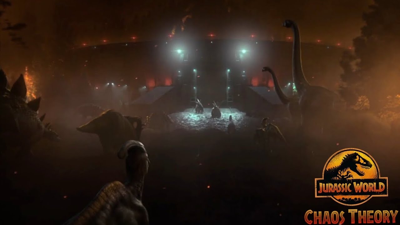 Remote Herding at Biosyn! Jurassic World Chaos Theory Season 4 Clip! Bumpy Smoothie Monolophosaurus 