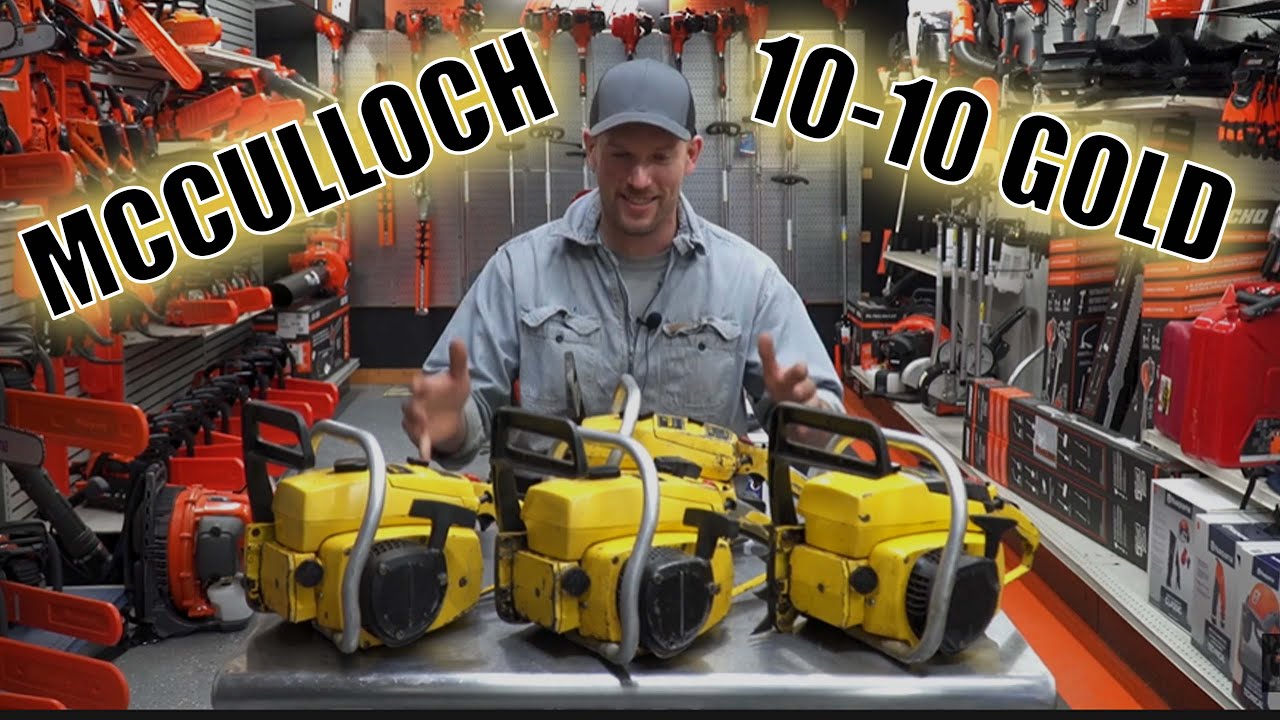 MCCULLOCH 10-10, ОДНА ИЗ МОИХ ЛЮБИМЫХ ВИНТАЖНЫХ БЕНЗОПИЛ!
