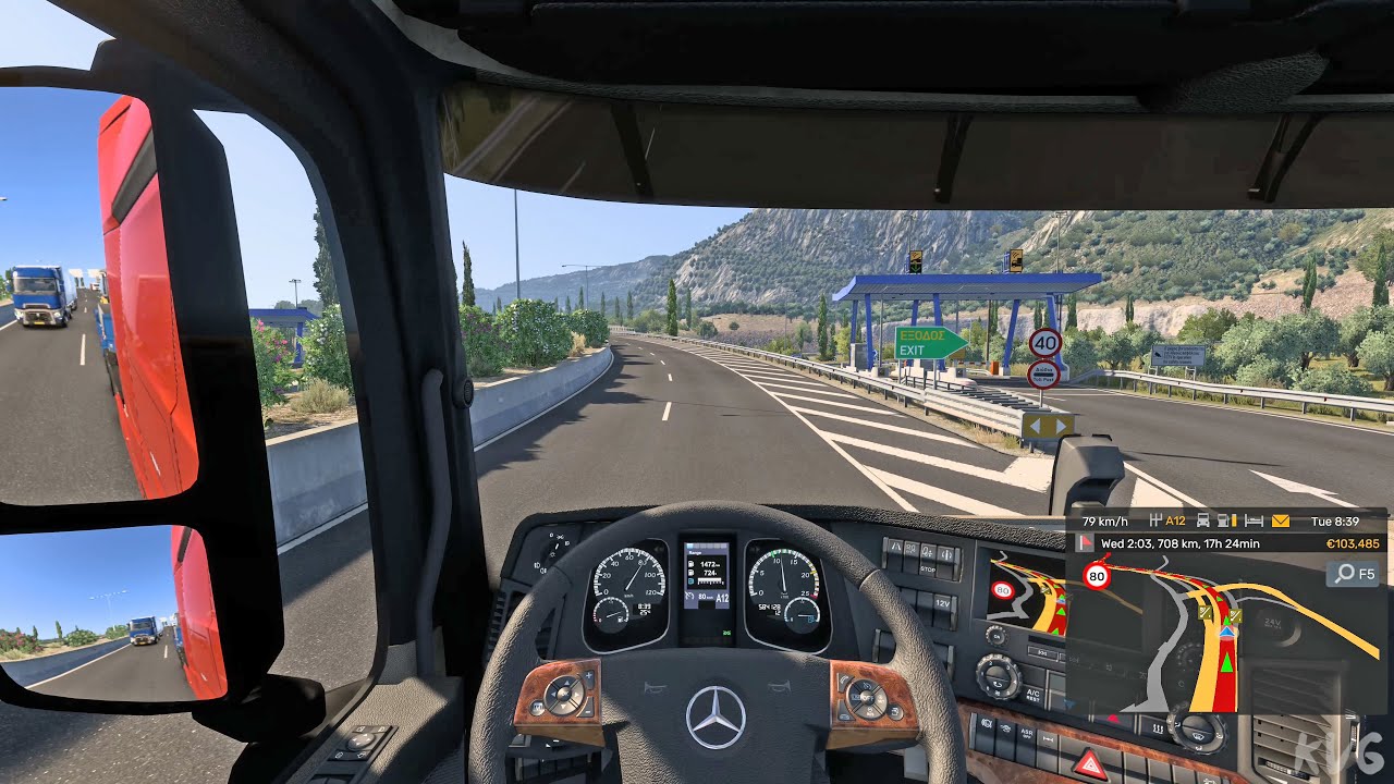 Euro Truck Simulator 2 - Lamia to Rhodes - Greece Gameplay (PC UHD) [4K60FPS]