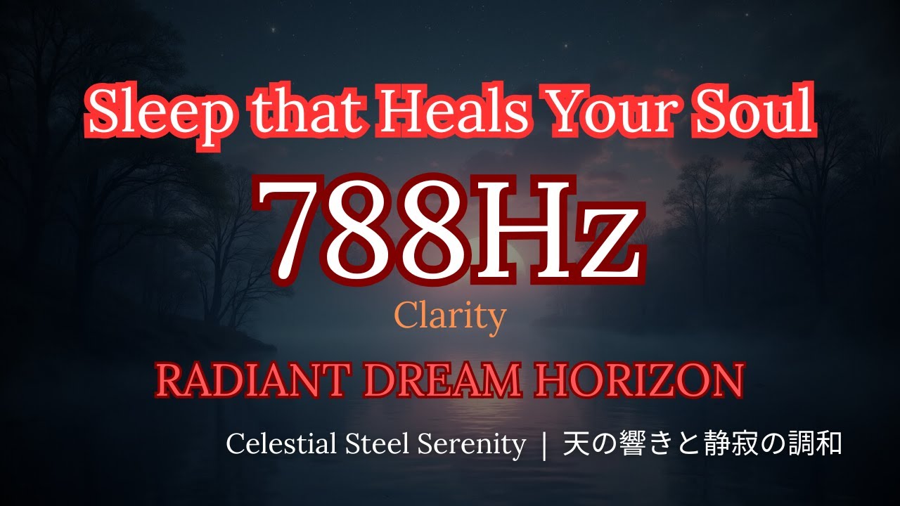 🌙788Hzで開く宇宙銀行の扉 | 豊穣と覚醒の音楽﻿ | 788Hz RADIANT DREAM HORIZON 輝く夢の地平線