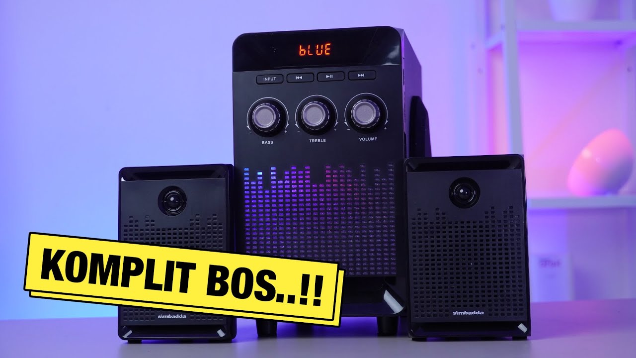 Fitur Komplit Harga Irit..!! Review Speaker Bluetooth Simbadda CST 6000 N+
