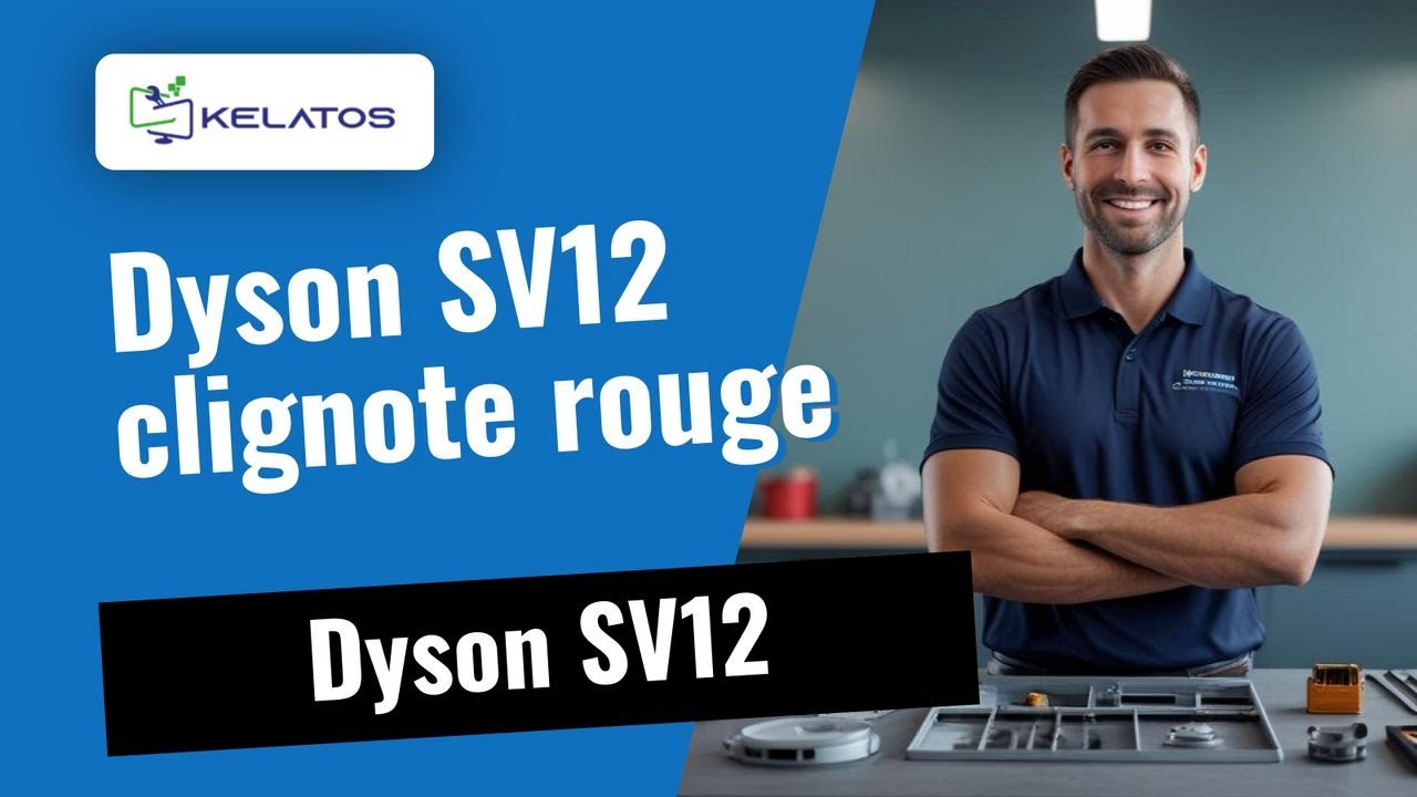 Votre Dyson SV12 clignote en rouge ? 🔧 Changement de connecteur