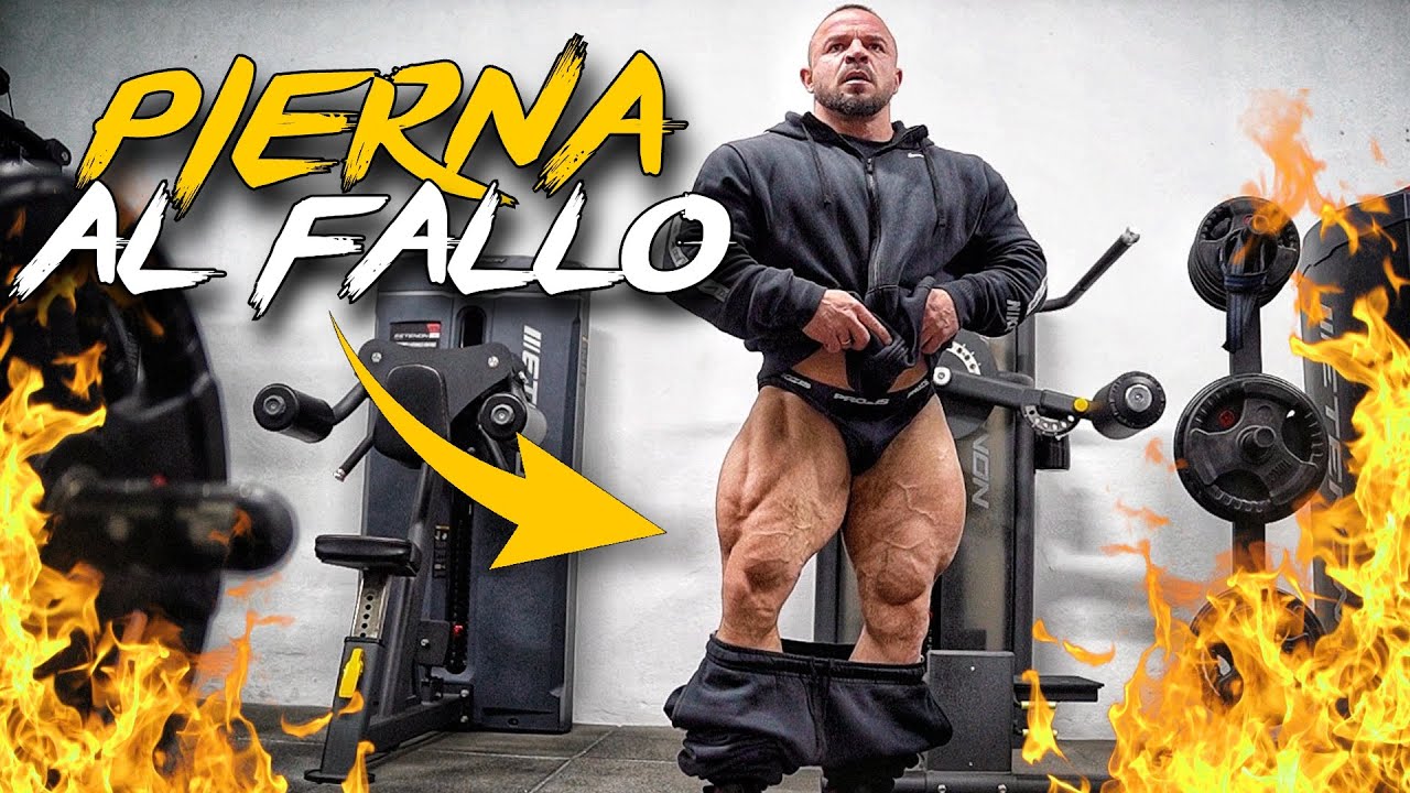 PIERNA AL FALLO *ENSEÑO EL FÍSICO CON 110KG*