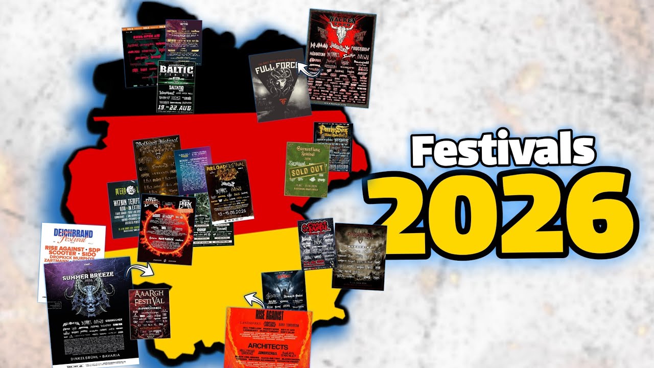 Metal-FESTIVAL-Guide 2026: Wo musst du hin?🏕️🎤Deutschland Highlights🇩🇪