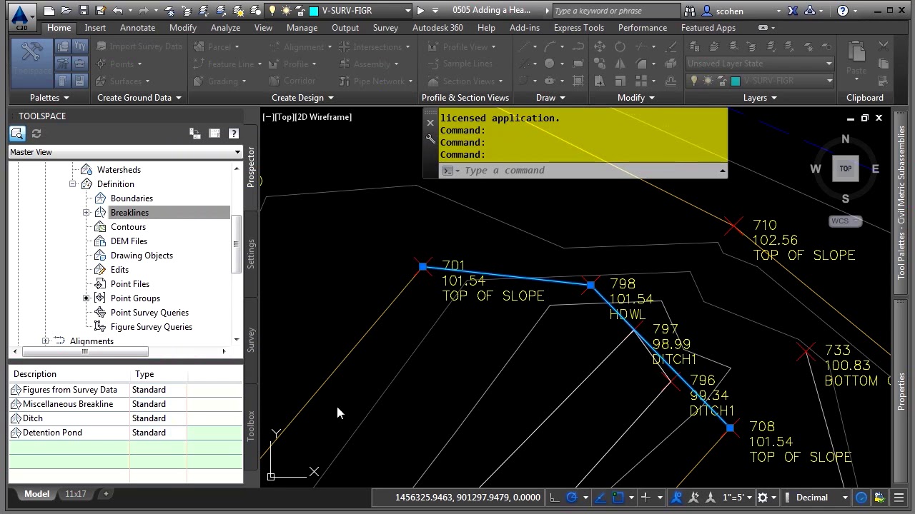 05 05 Adding A Headwall Breakline To A Surface