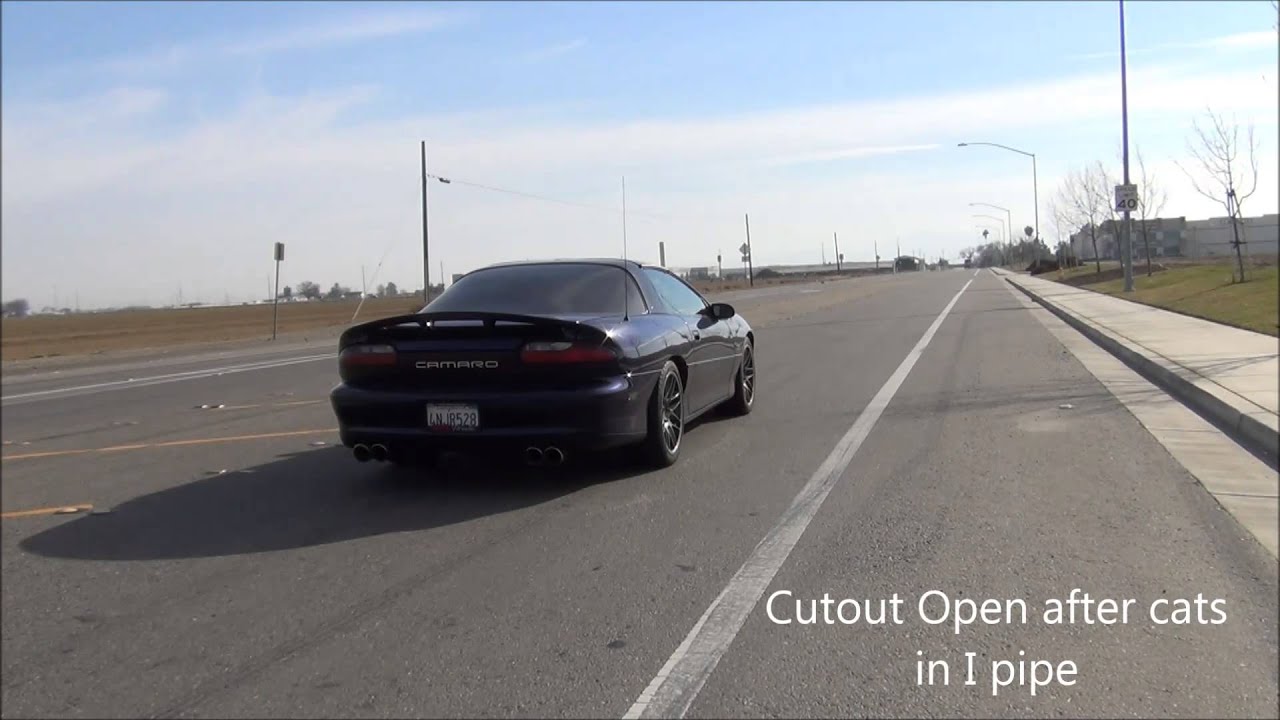 Camaro SS TSP Longtubes, Catted Y, Magnaflow Exhaust, Cutout