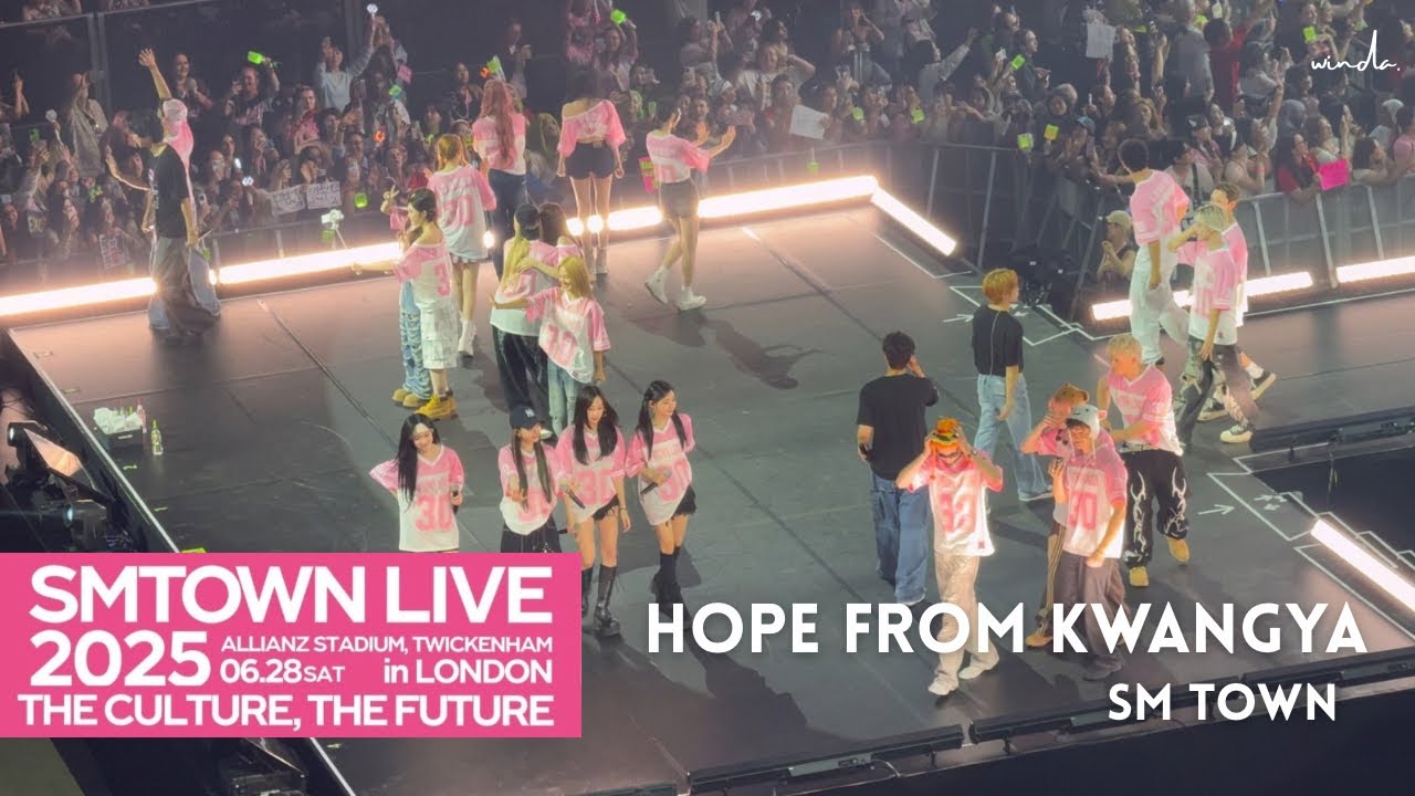 SM TOWN: HOPE FROM KWANGYA| 28.06.25 @SM TOWN IN #london #kpop #sm #kwangya