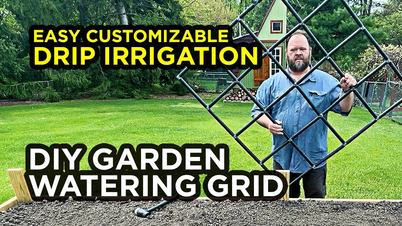 Garden In 10-Minutes a Day With This DIY Drip Irrigation Watering Grid