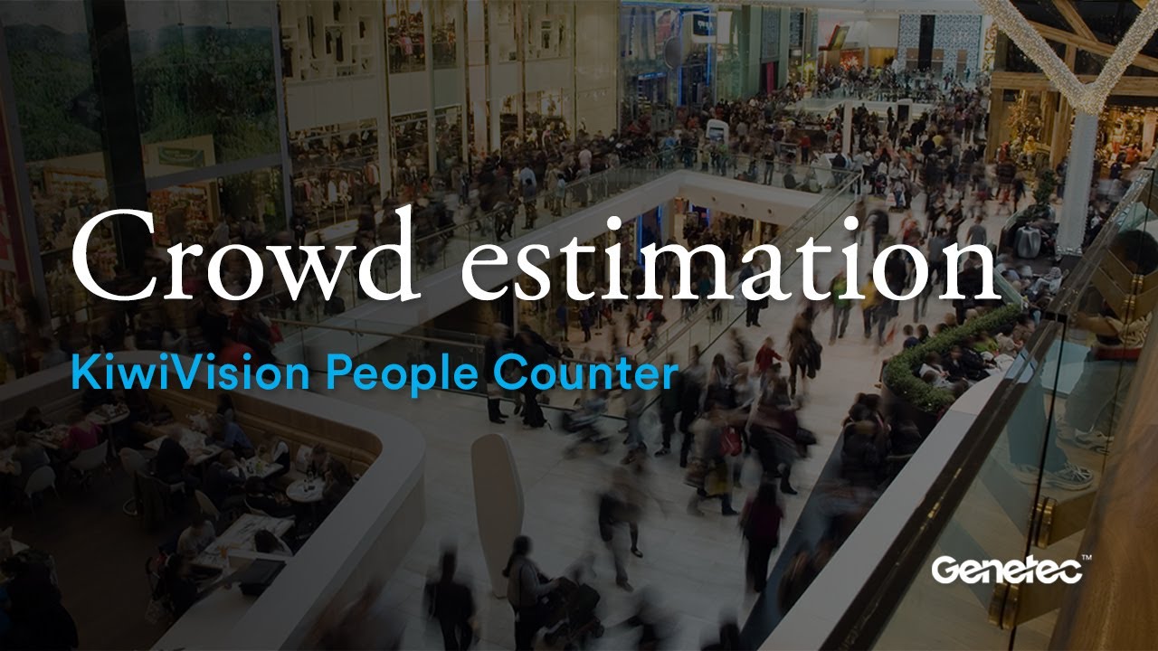 Crowd estimation of KiwiVision People Counter