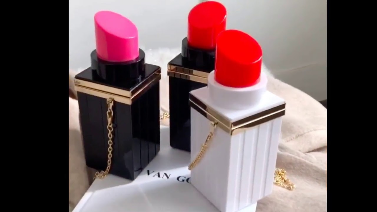 MISASHA Lipstick Shape Plastic Bag