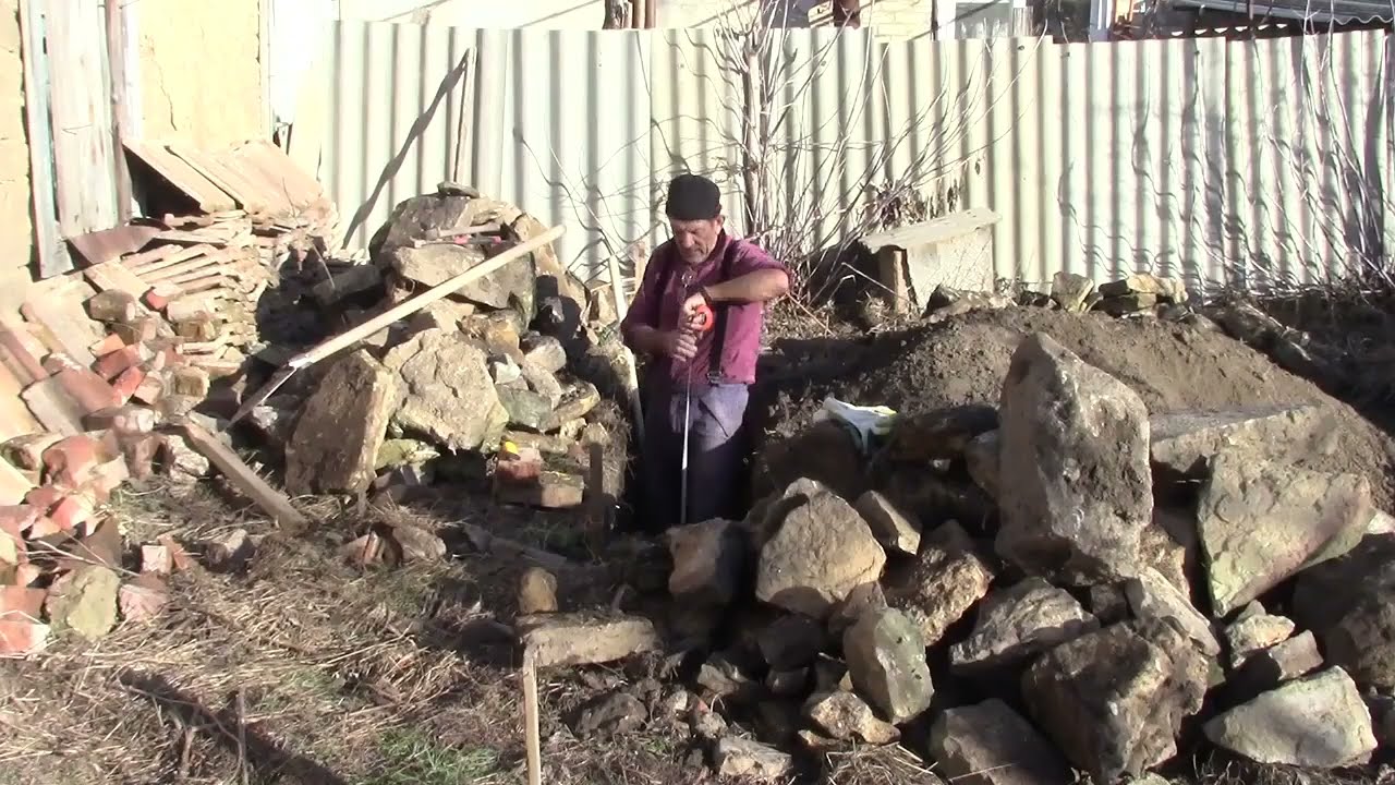 25_12_2023_Сухая кладка дикого камня.Реконструкция старого фундамента.