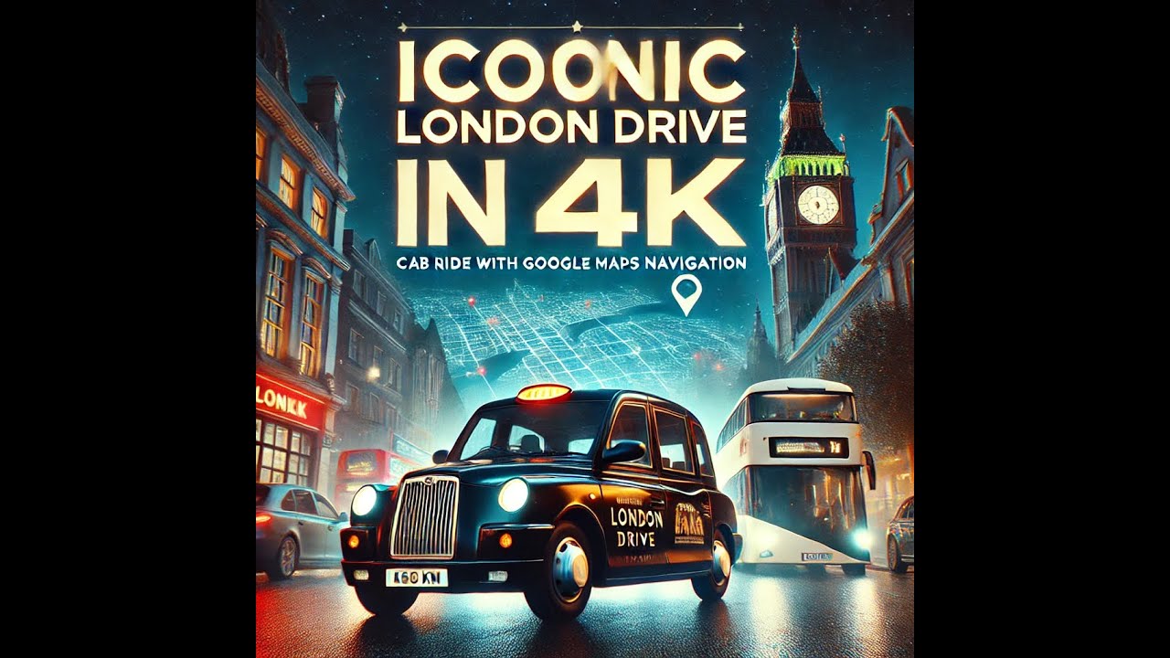 Explore London in Ultra HD: Black Cab Ride with Google Maps Guide