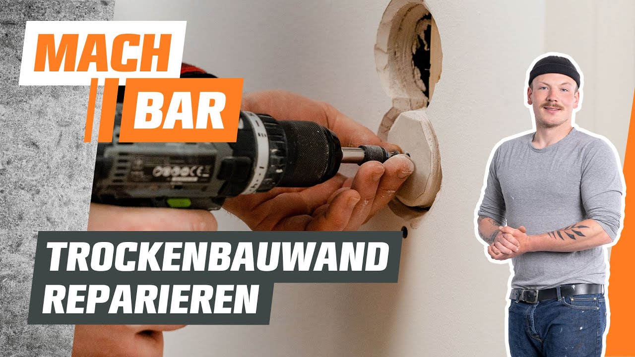 Wand ausbessern: Loch in Trockenbauwand reparieren | OBI