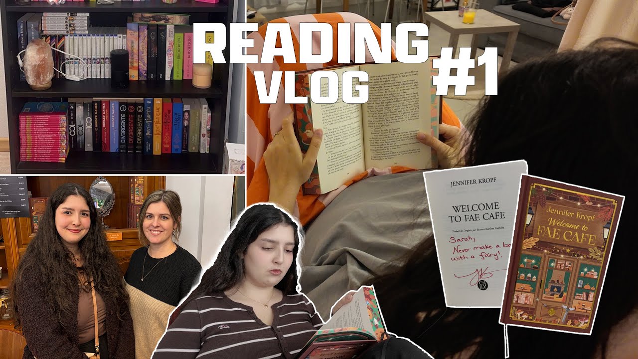 Journal d'une lectrice #1 | mon premier vlog lecture 📖