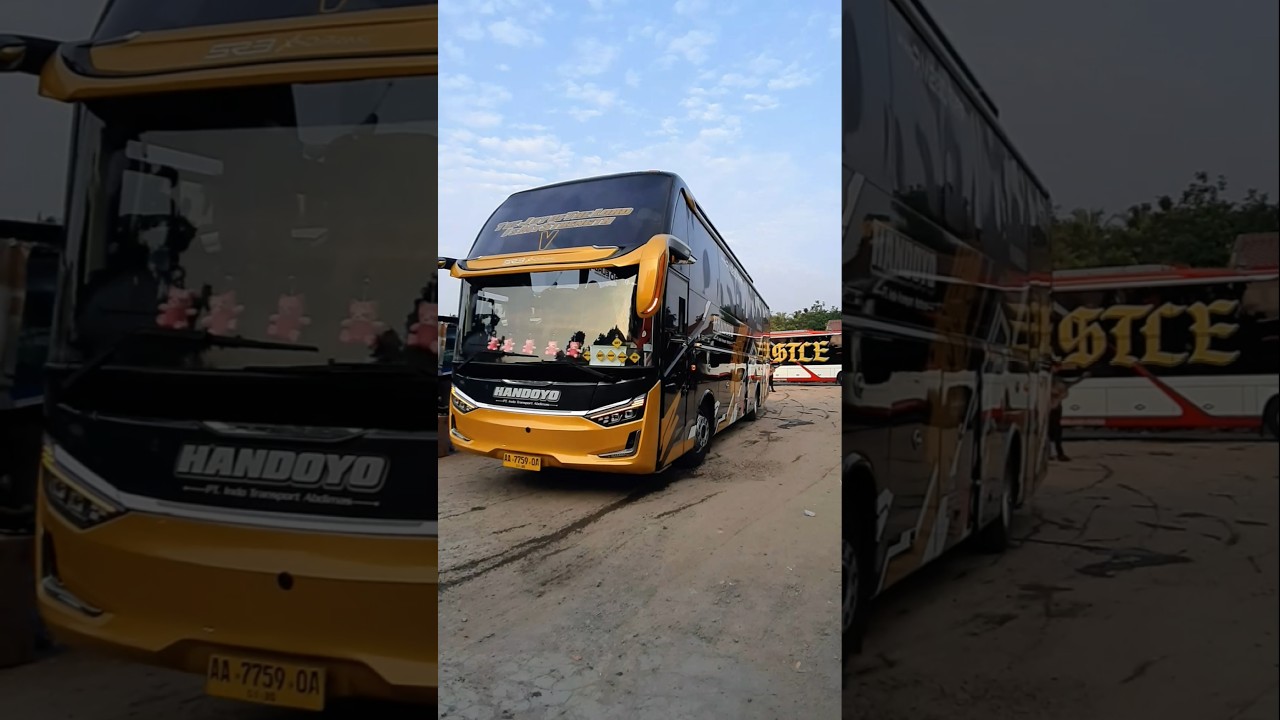 KESAN MEWAH  DAN KEKINIAN DENGAN LIVERY TERBARUNYA #bus #handoyo #busmania #busmania #buspariwisata
