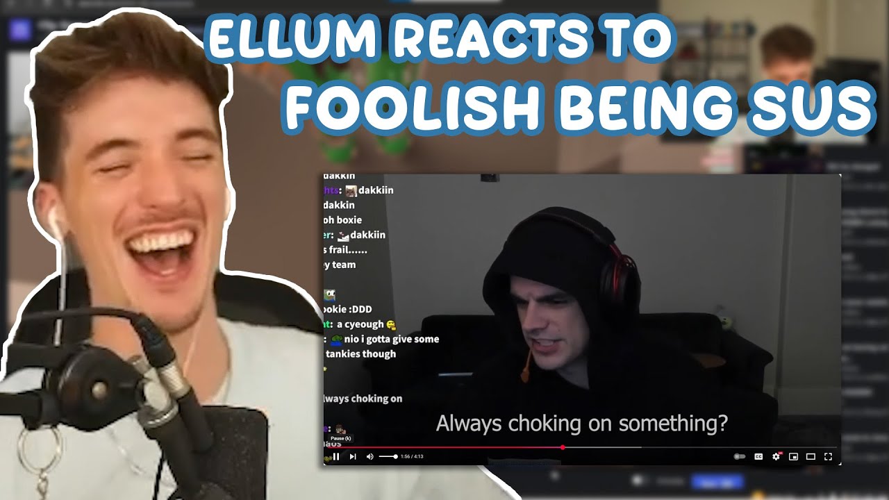 Ellum Reacts to my Foolish Sus Moments Compilation