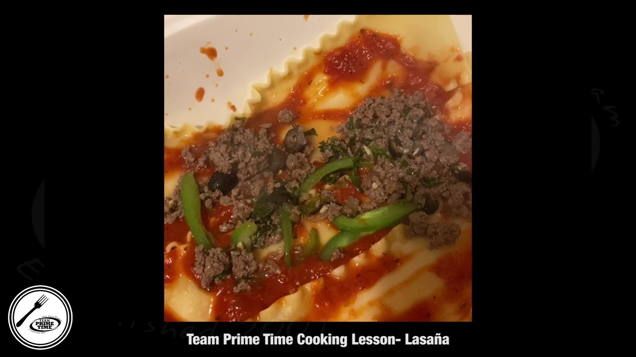 TPT's Cooking Lesson- Lasa&ntilde;a