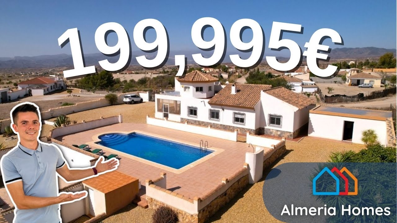 SOLD! Spanish property in Almeria | 3 bedroom villa for sale in Albox | Villa Lacie - AH13835