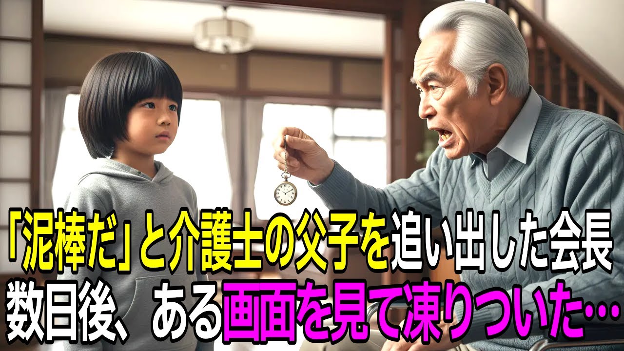 「泥棒だ」と言って介護士の親子を追い出した会長。数日後、ある画面を見て凍りついた…【感動のエピソード】 【遺産】