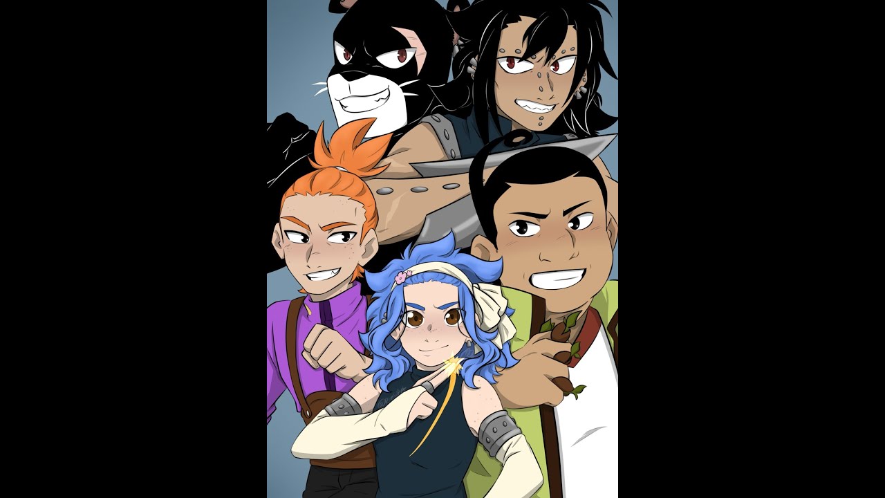 Levy and Her Boys Speed Paint