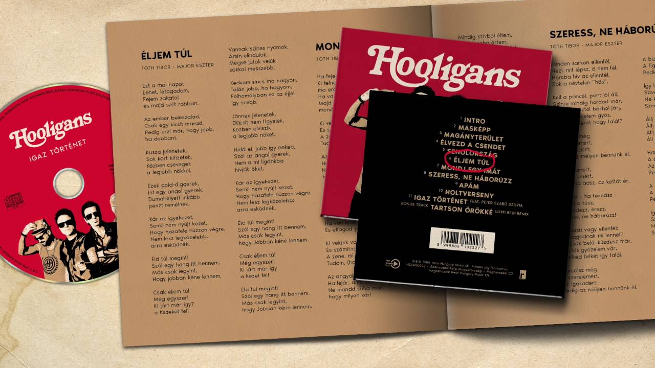 Hooligans - &Eacute;ljem t&uacute;l (Official Audio)
