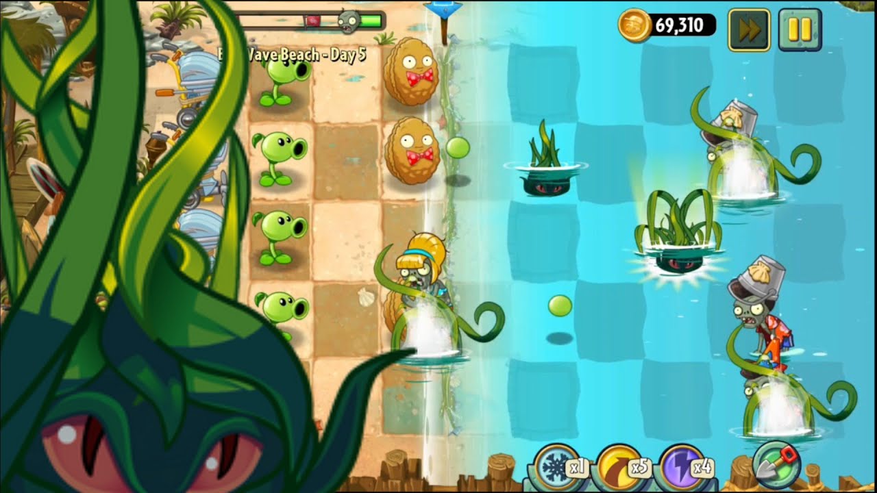 Plants VS Zombies 2 Reflourished - Part 16 - Starting Big Wave Beach