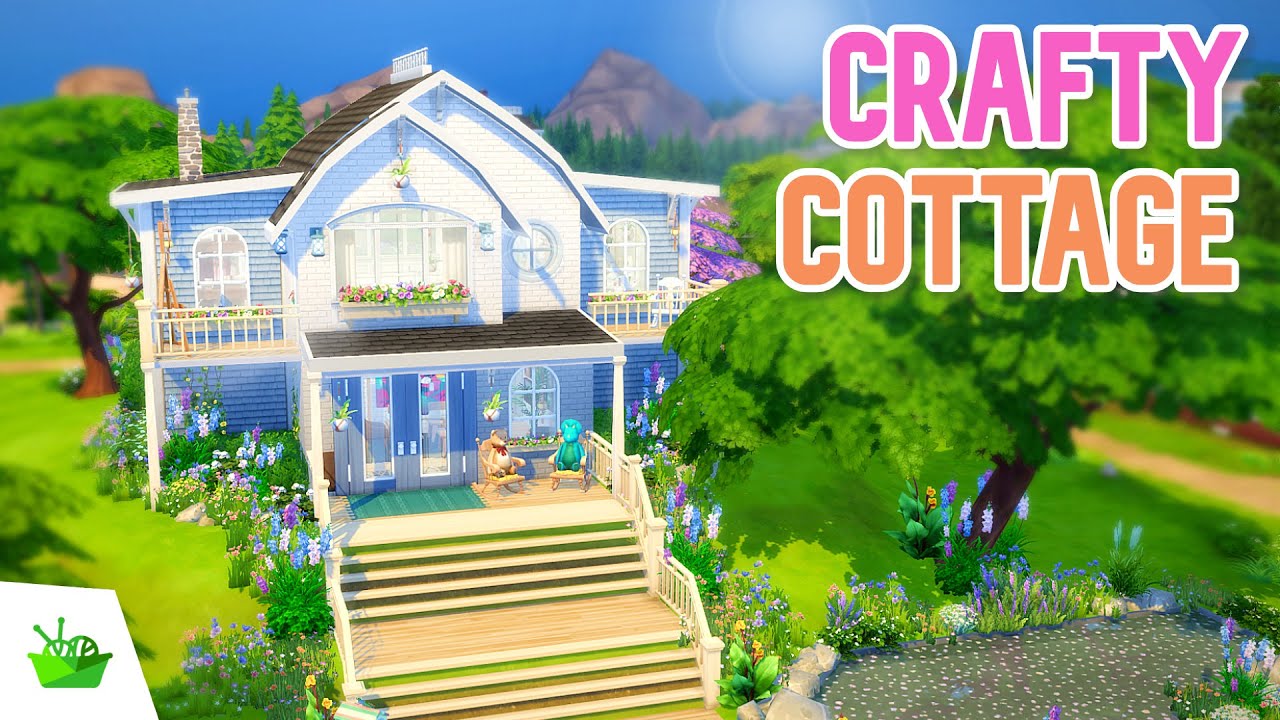 Crafty Cottage Knitting Loft ~ Sims 4 Speed Build (No CC)