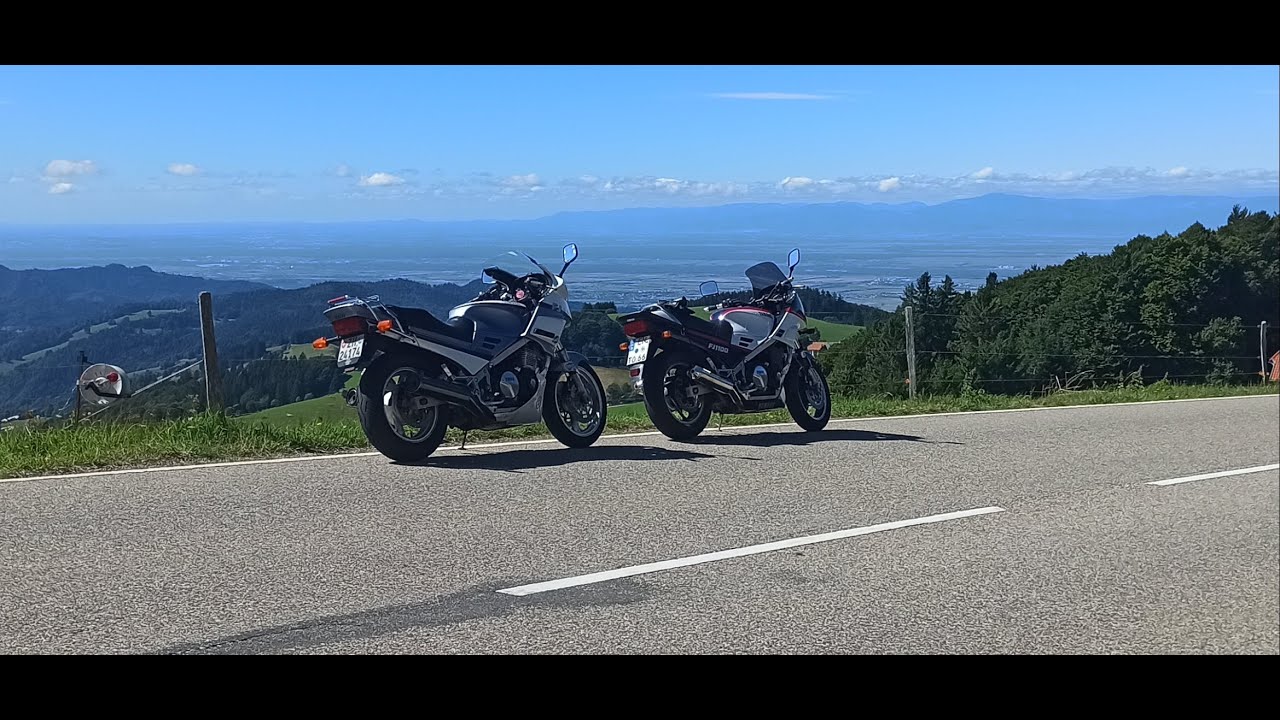 Fj 1100- mit YSS Federbein geschmeidig im Kurven Labyrinth 