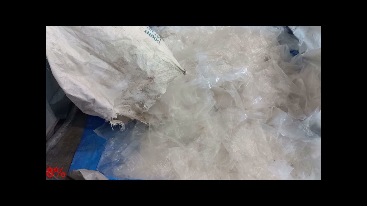Batch Type Washing Drying & Recycling of LDPE CHEMICAL CONTACT FILM