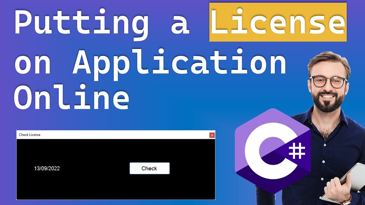 Putting a License on the Application Online C#
