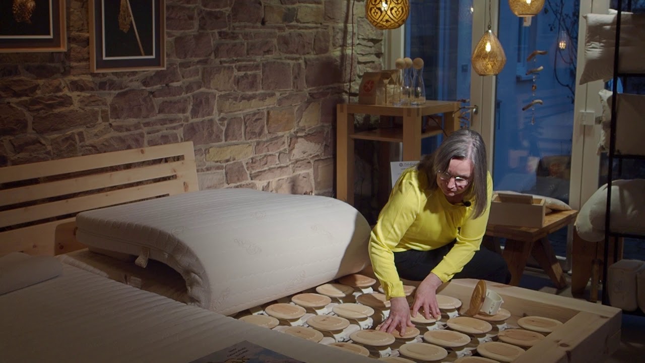 Gesunder Schlaf mit Teller-Lattenrost und Naturlatex-Matratzen