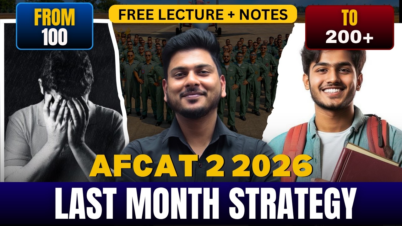 Clear AFCAT 2 2026 Within 30 Days - New pattern Self Study preparation plan by Sahil kumar |