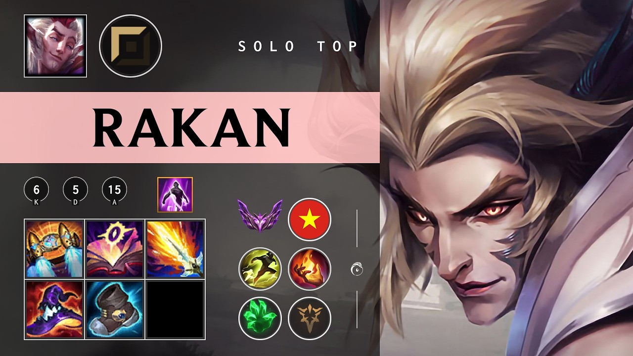 Rakan Top vs Aatrox - VN Master Patch 26.03