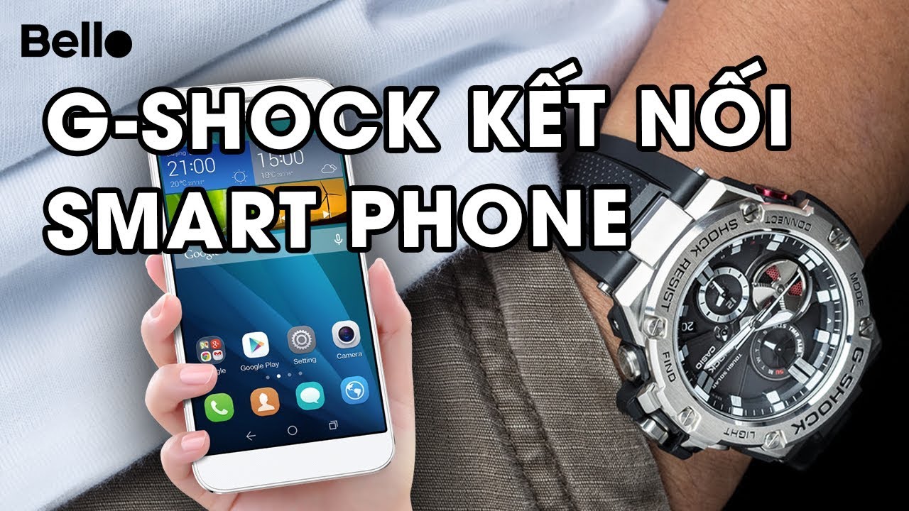 Unbox G-Shock G-Steel cao cấp GST-B100-1A - Kết nối Bluetooth Smartphone, Pin mặt trời