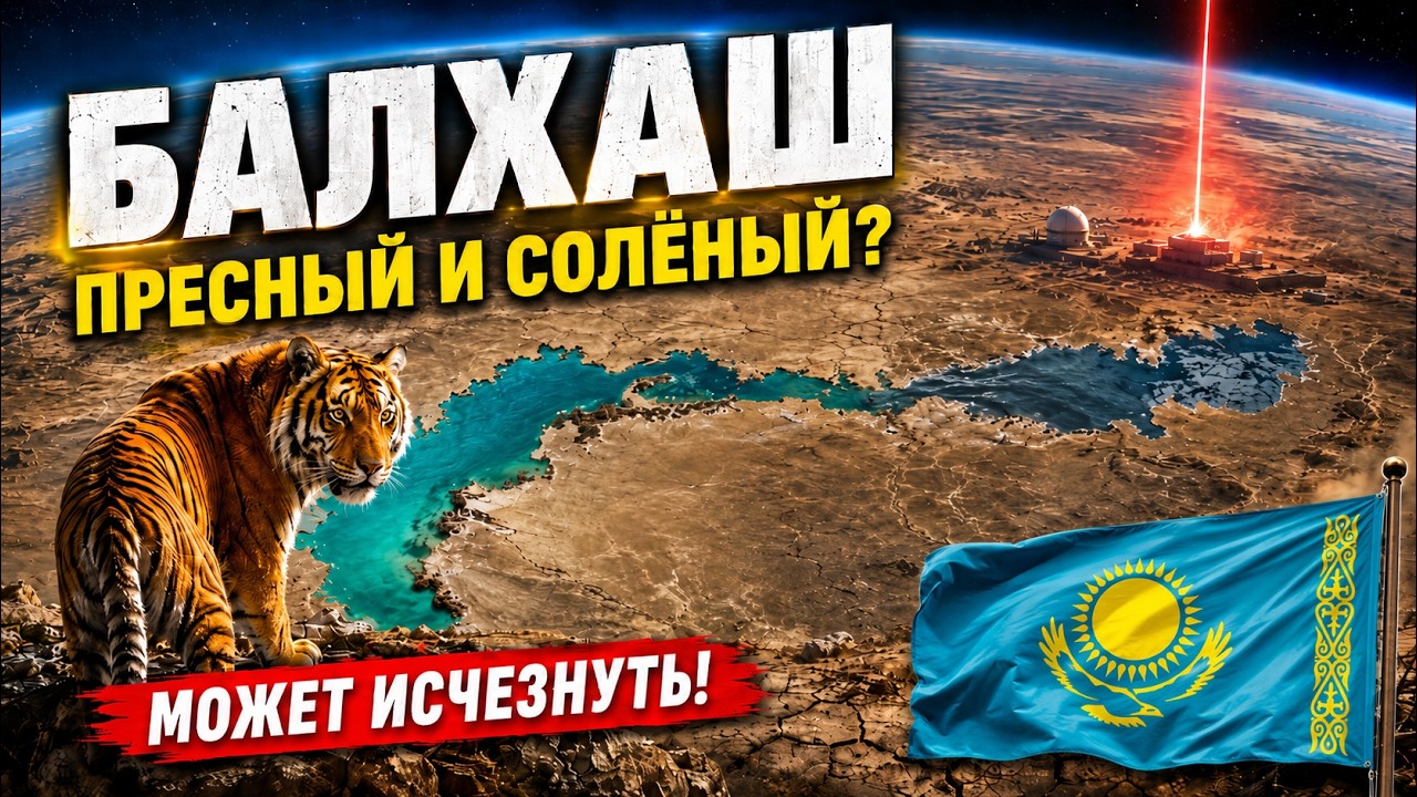 Озеро, которое может исчезнуть: тигры, лазеры и тайны Балхаша