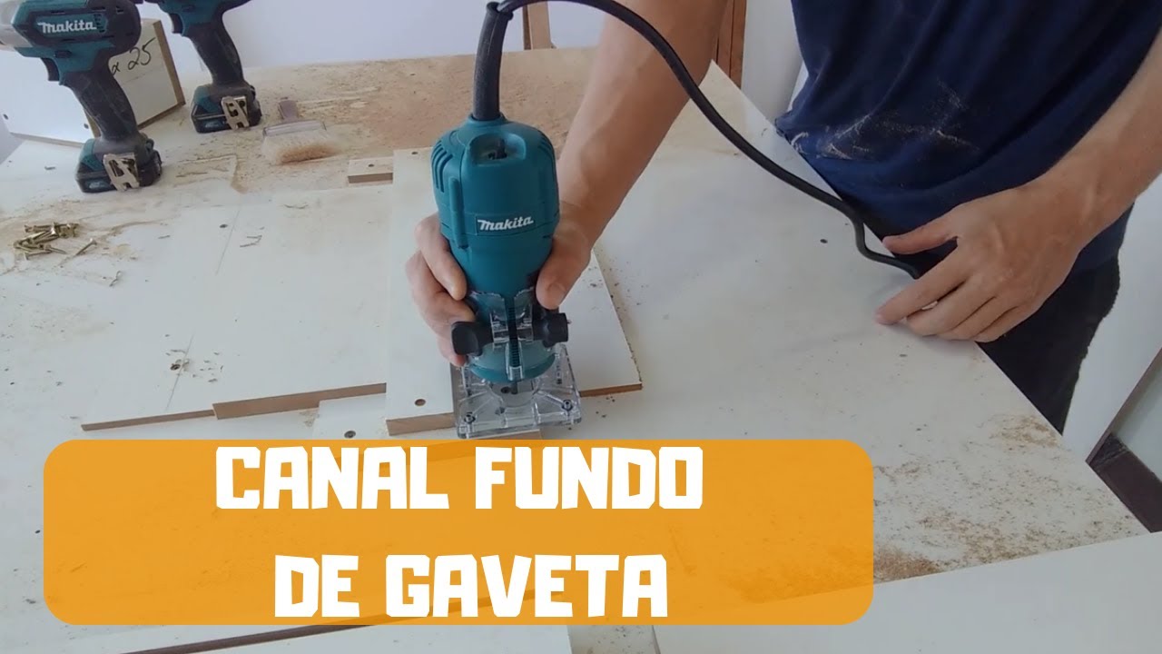 Usinagem Tupia Laminadora | Fundo de Gaveta