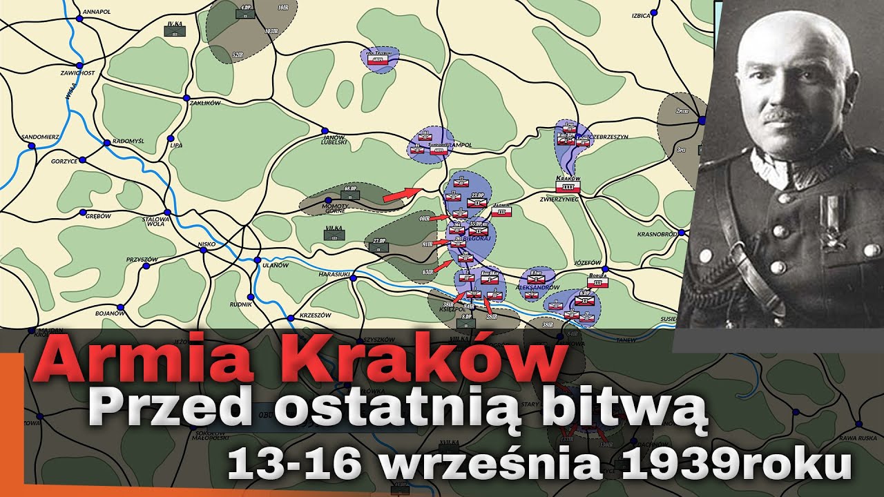 Bitwy Świata.  Armia Kraków - Przed ostatnią Bitwą 13 - 16 września 1939 roku.