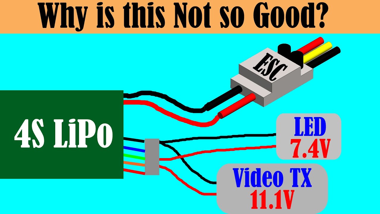 Avoid Mid Tapping your LiPo for Auxiliary or BEC Power