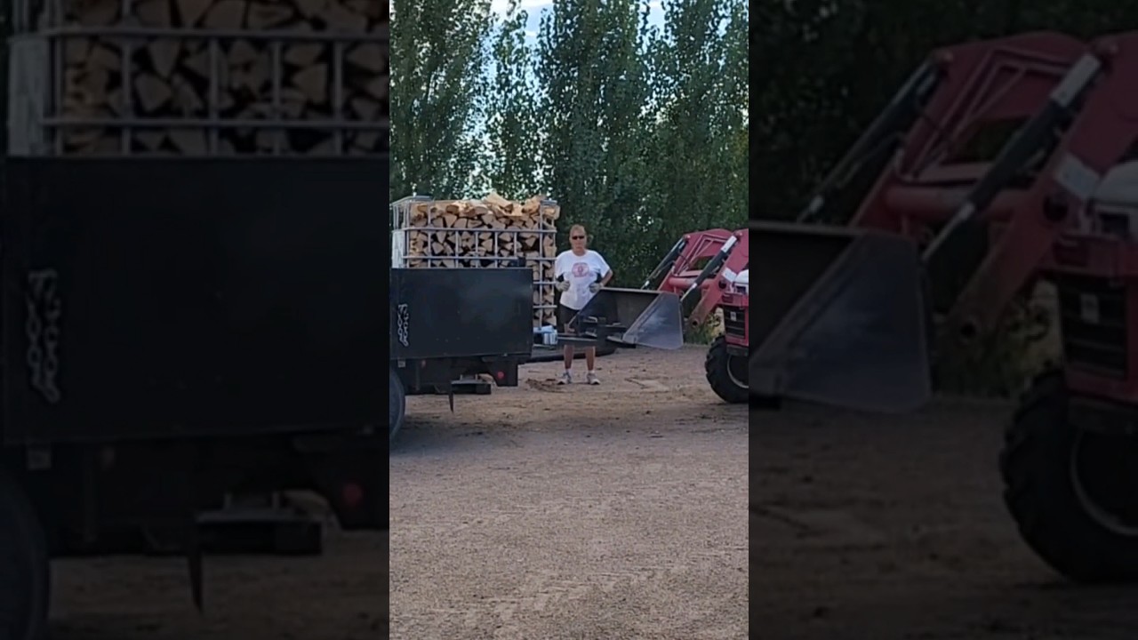 Loading Firewood