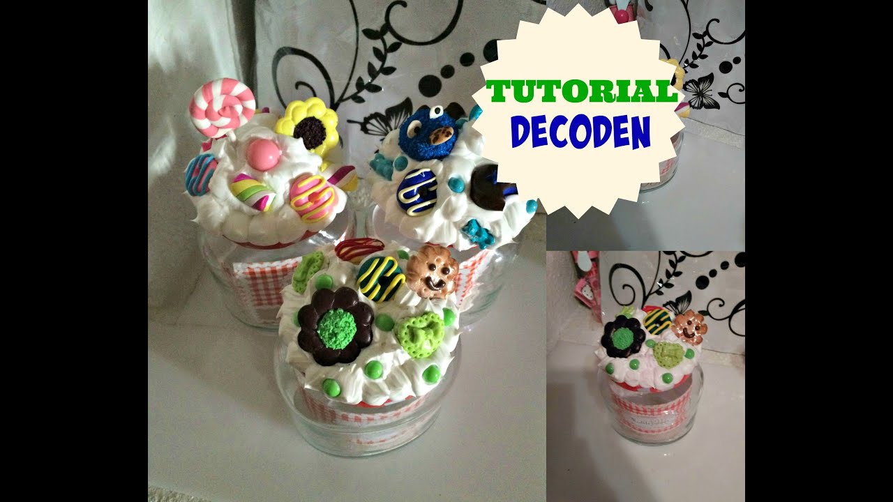 Como decorar tarros de cristal con decoden
