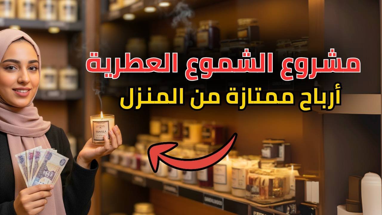 دراسة جدوى مشروع صناعة الشموع العطرية من المنزل 2025 | اربح من بيتك بأقل تكلفة