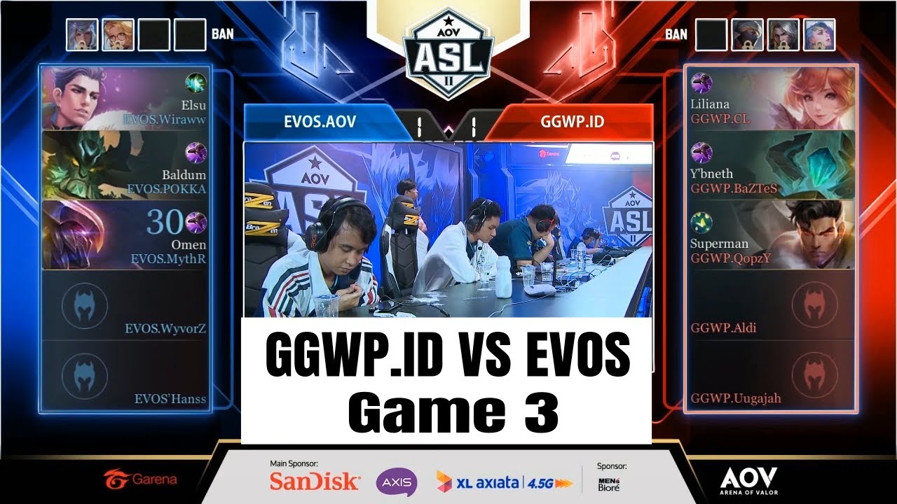 GGWP.ID VS EVOS Game 3 - Grand Final ASL Season 2 - Garena AOV (Arena of Valor)