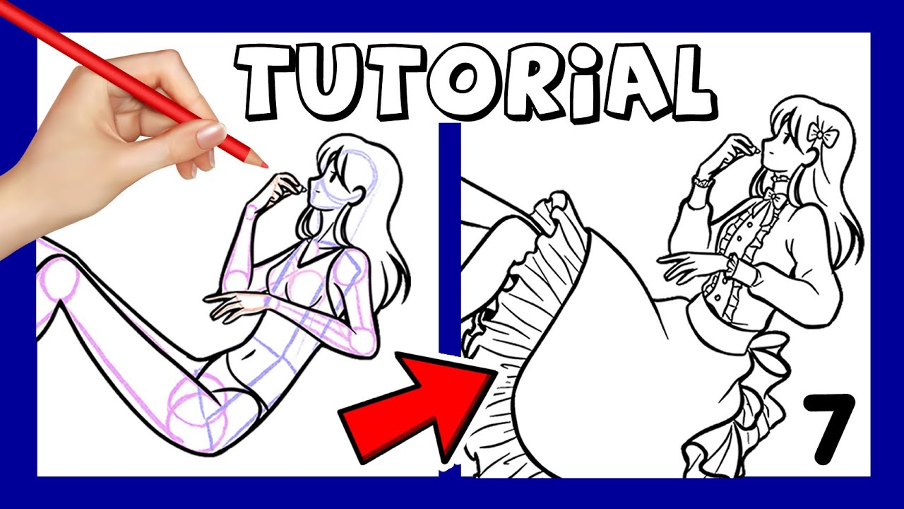 COMO DESENHAR CORPO - POSE 7