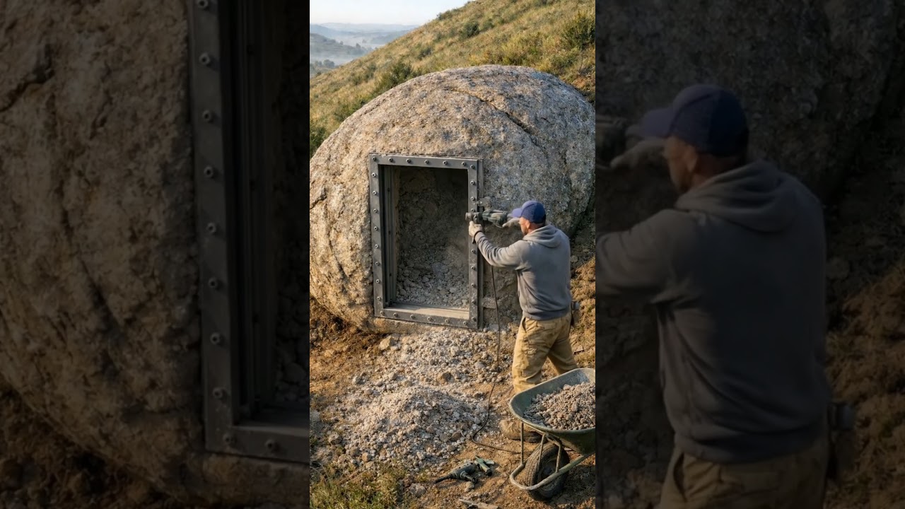 I Turned a Hillside Rock into a Secret Luxury Bunk