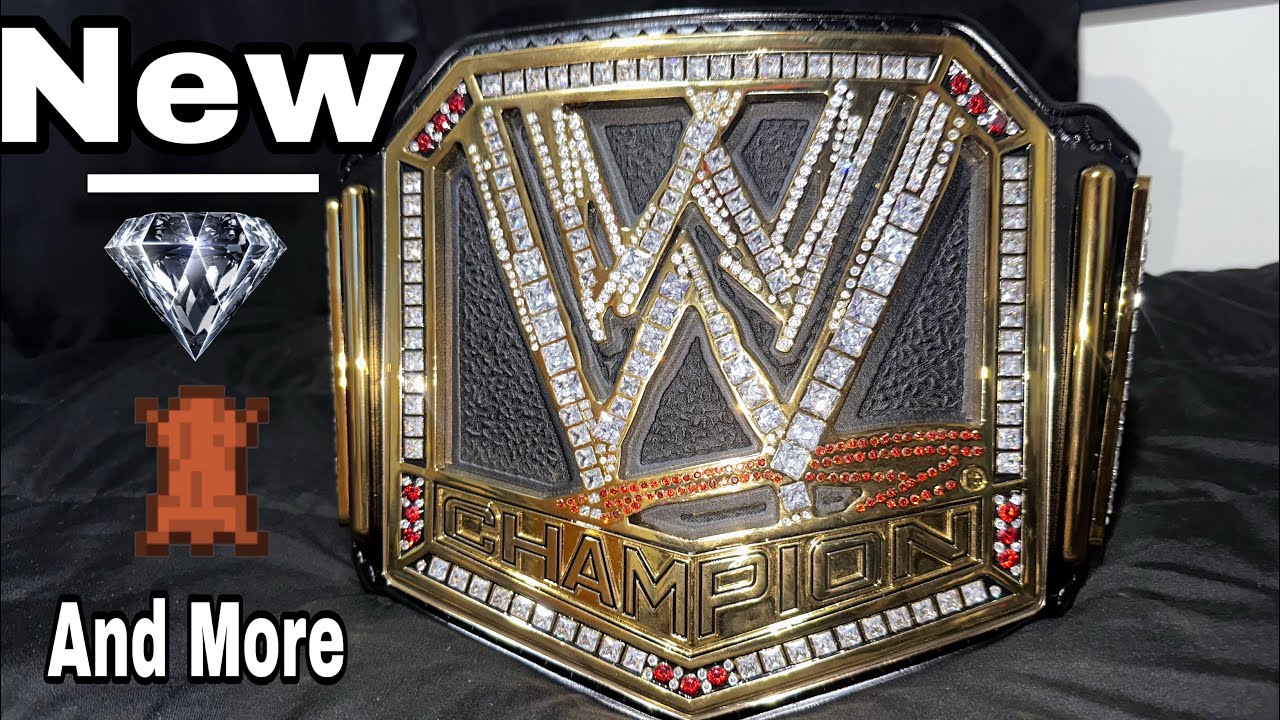 Upgrading My WWE 2013 “Scratched Logo” Replica Championship Re-stoned, Re-leathered & More!!