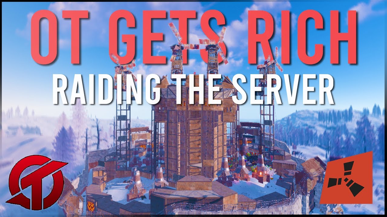 Rust ZERG Movie | OT went to Rust's BIGGEST SERVER and raided EVERYTHING in sight