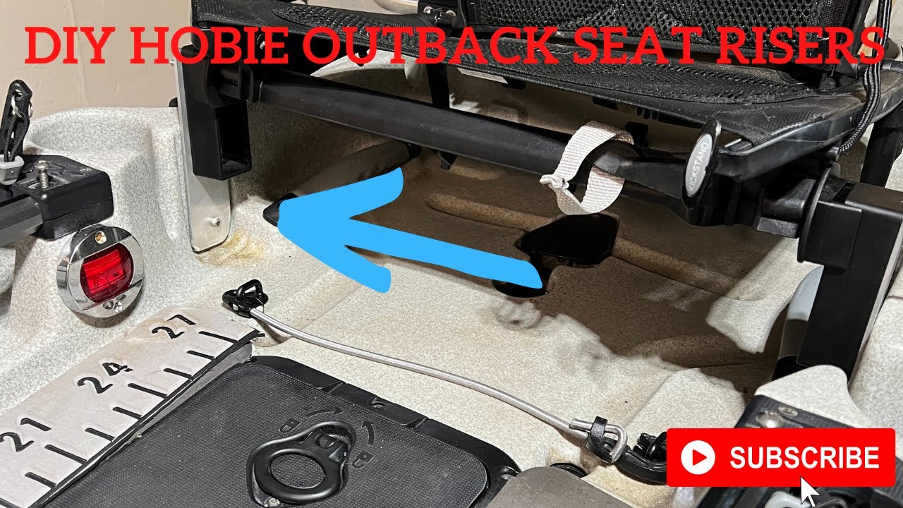 Hobie Outback Custom Seat Risers: DIY 2019+ Hobie Outback (up about 4 inches)!! Under $20!