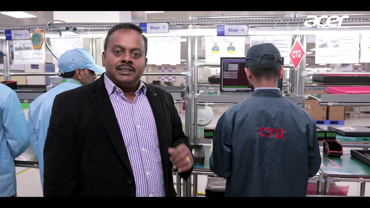 Acer Laptop manufacturing Factory